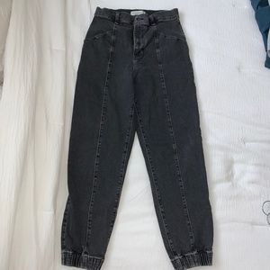 Abercrombie and Fitch Black Jogger Jeans